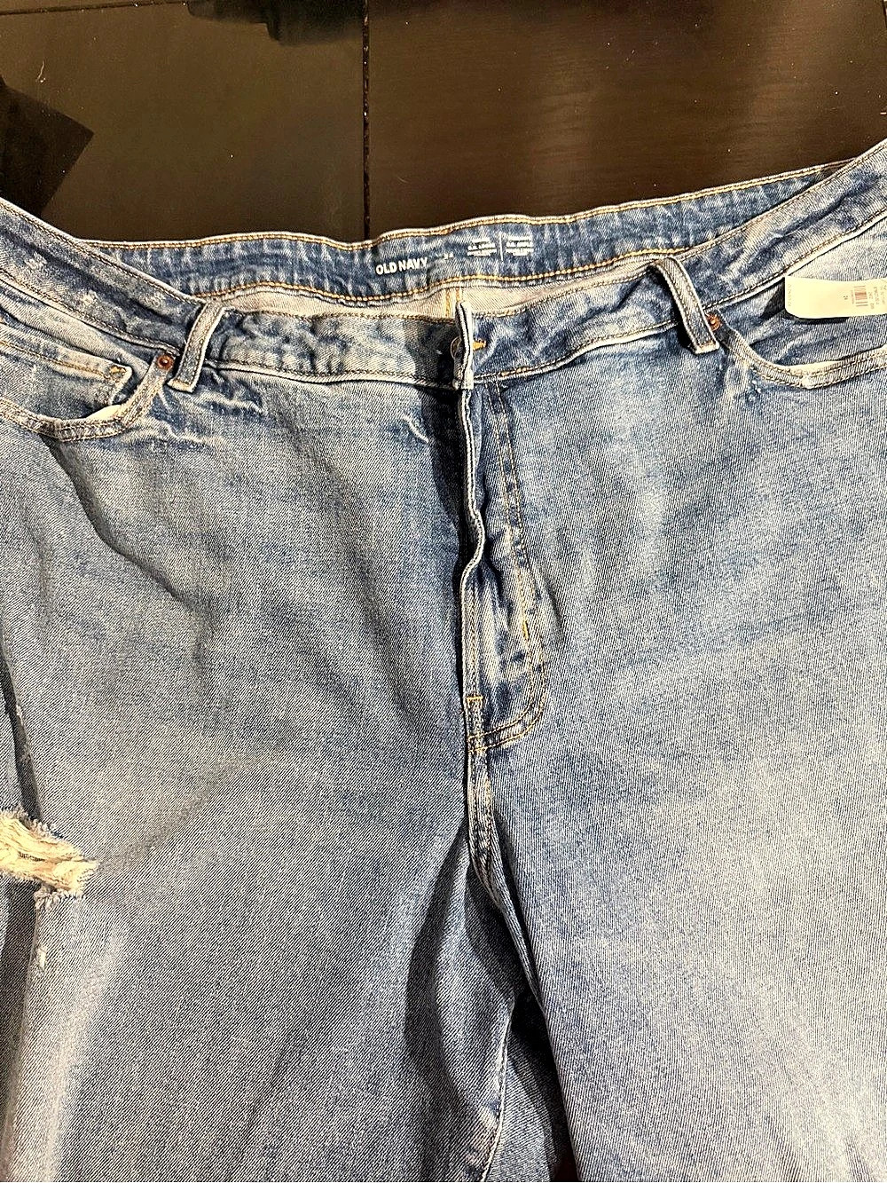 NWT women’s plus size - Old Navy High-Rise O.G. Loose Secret-Smooth Pocket Rippe
